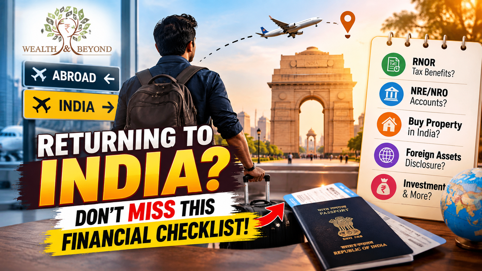 NRI returning to India financial checklist – Wealth & Beyond