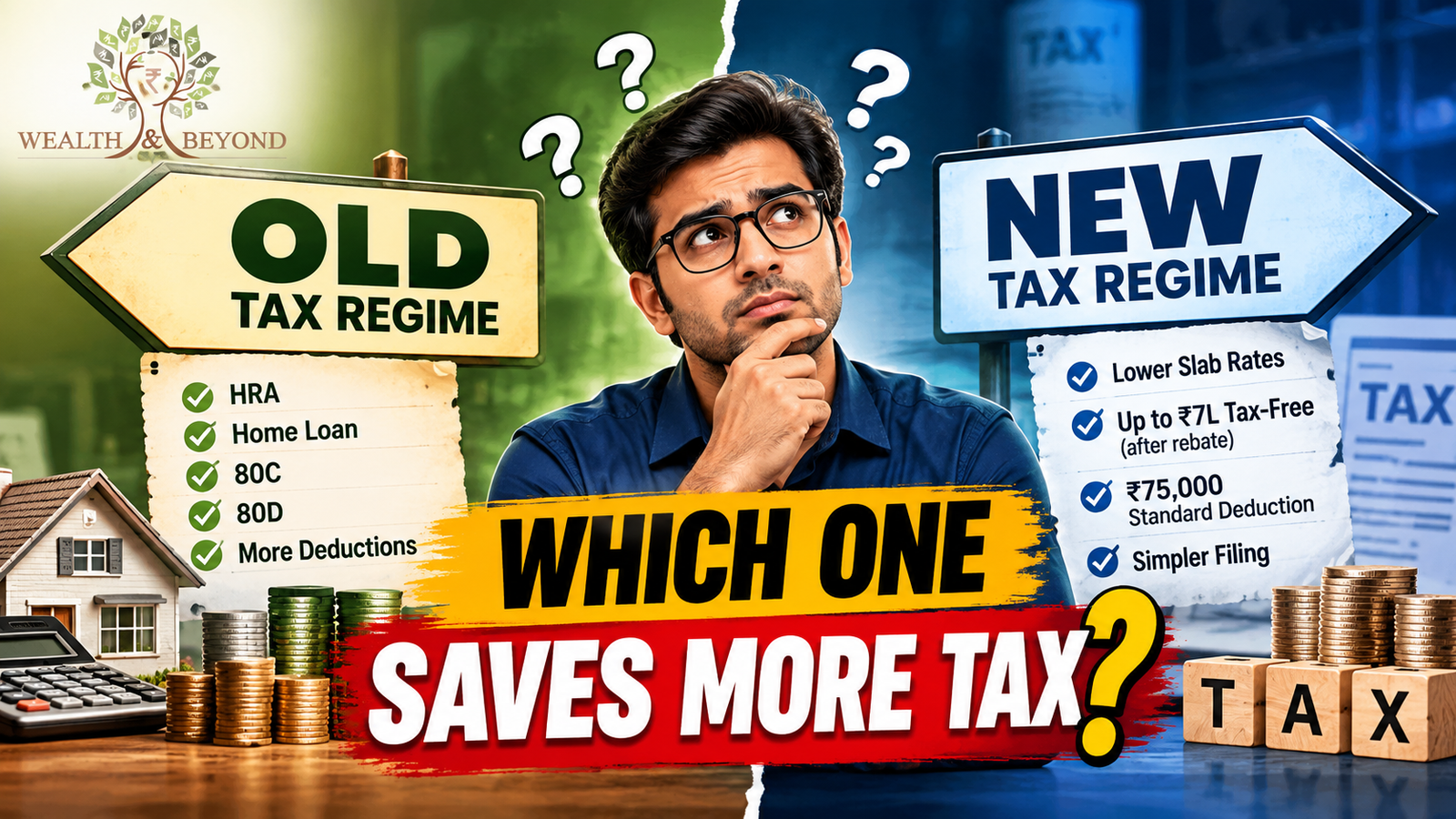 Old vs new tax regime comparison for FY2024-25 – Wealth & Beyond